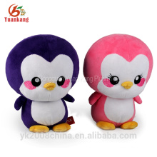 Juguetes de pingüino de peluche suave rellenos mini rosa personalizado